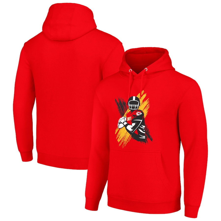 Men kansas city chiefs  red 2024 NFL hoodie->kansas city chiefs->NFL Jersey